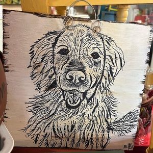 Hand created pic of dog